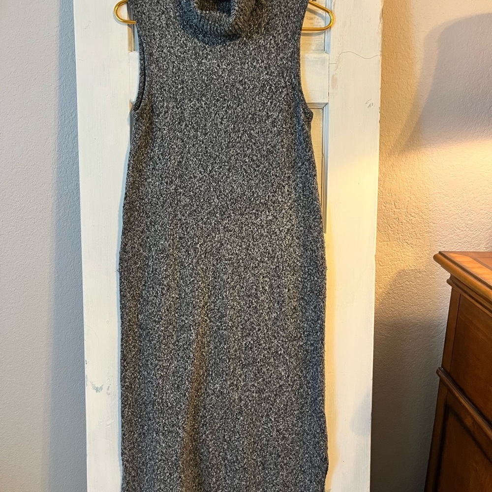 Rachel Zoe Heather Gray Sleeveless Midi Dress